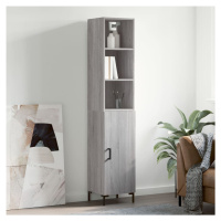 vidaXL Skříň highboard šedá sonoma 34,5 x 34 x 180 cm kompozitní dřevo