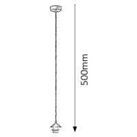 Rabalux závěsné svítidlo Fix E27 1x MAX 60W saténová chromová 9926