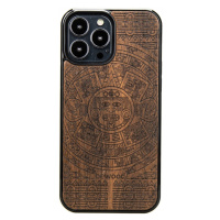 Pouzdro Bewood pro iPhone 13 Pro Max Aztécký Kalendář Ziricote