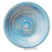 KARE Design Hluboký talíř Swirl Blue Ø21cm