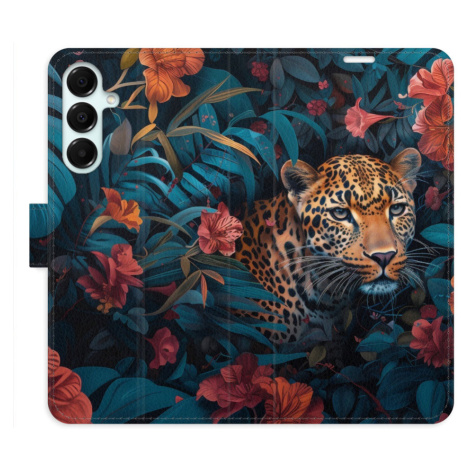 iSaprio Flip pouzdro Flower Jaguar 02 pro Samsung Galaxy A16 5G