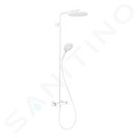 HANSGROHE Raindance Select S Sprchový set Showerpipe s termostatem, 3 proudy, matná bílá 2763370