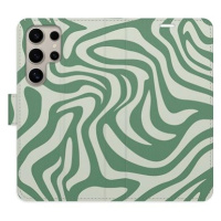 iSaprio Flip pouzdro Zebra Green 02 pro Samsung Galaxy S24 Ultra