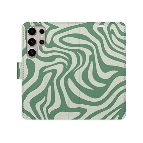 iSaprio Flip pouzdro Zebra Green 02 pro Samsung Galaxy S24 Ultra