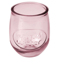Růžová sklenice z recyklovaného skla Ego Dekor Water, 0,4 l