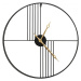 KARE Design Nástěnné hodiny Strings - černé, Ø60cm