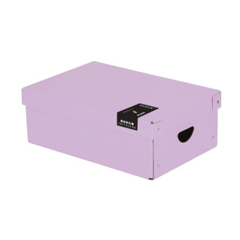 Krabice lamino 35,5 × 24 × 9 cm PASTELINI - fialová OXYBAG