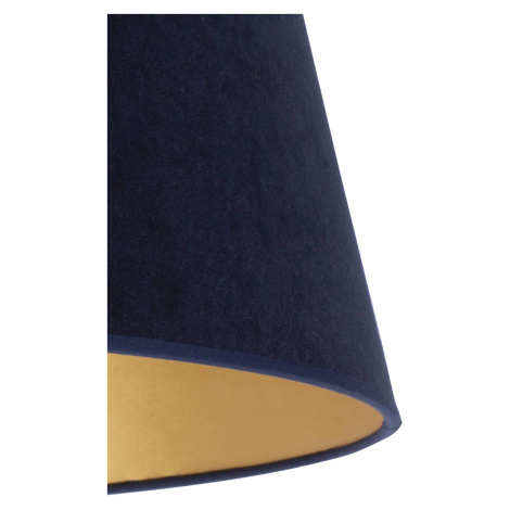 Euluna Stínidlo na lampu Cone výška 22,5 cm, modrá/zlatá