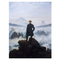 Obrazová reprodukce Wanderer Above the Sea Fog, Caspar David Friedrich, 30 × 40 cm