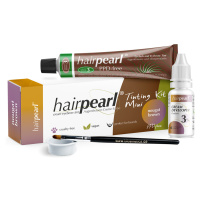 HairPearl Cosmetics Tinting Kit Mini PPD Free - set pro barevné obočí, řas nebo brady 3 - natura