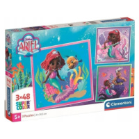 Clementoni - Puzzle 3x48 Disney Ariel