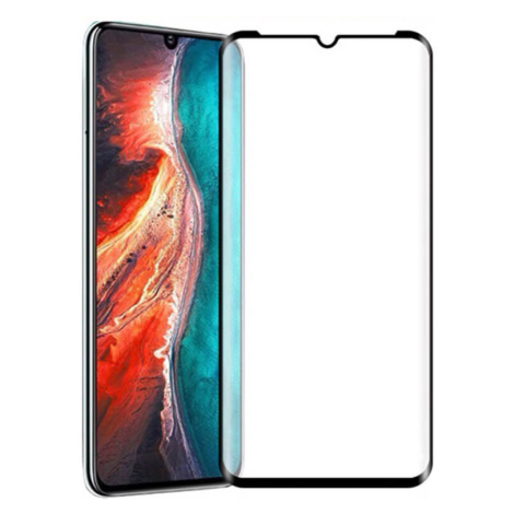 3x 3D tvrzené sklo s rámečkem pro Huawei P30 Lite - černé - 2+1 zdarma