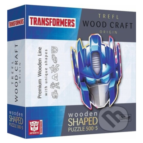Wood Craft Origin puzzle Transformers Optimus Prime 505 dílků Trefl