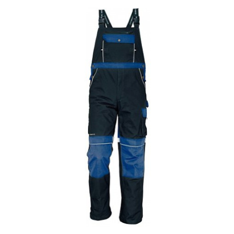 Pracovní montérkové kalhoty s laclem STANMORE, modré Červa