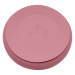 PETITE&MARS Set jídelní silikonový TAKE&MATCH 2 ks talíř + příbor Dusty Rose 6m+