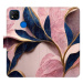 iSaprio flip pouzdro Pink Leaves pro Xiaomi Redmi 9C