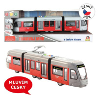 MADE - Tramvaj na setrvačník svítí a mluví česky