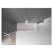 MEXEN/S Velar Dvoukřídlá posuvná vanová zástěna 80 x 150 cm, transparent, bílá 896-080-000-01-20