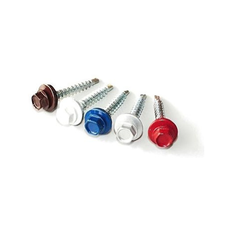 WT WINTECH Střešní šroub + EPDM 4,8 × 35 mm, samovrtný Stříbrná RAL 9006 200 ks