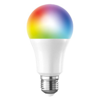 SOLIGHT WZ531 LED SMART WIFI žárovka, klasický tvar, 10W, E27, RGB, 270°, 900lm