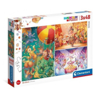 Clementoni - Puzzle 3 x 48 ks Cirkus