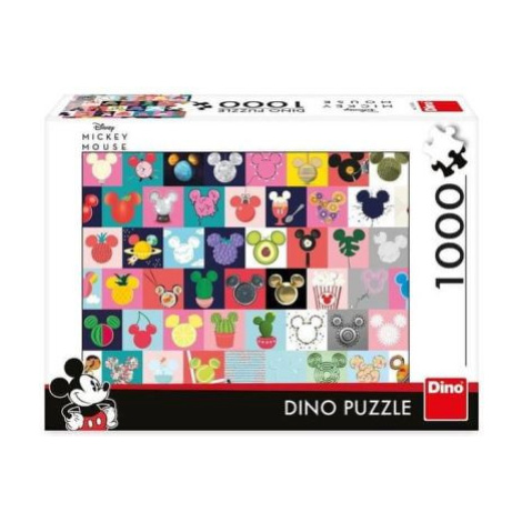 MICKEY UŠI 1000 Puzzle Dino