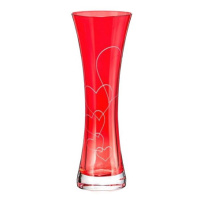 Crystalex Skleněná váza LOVE2 195 mm