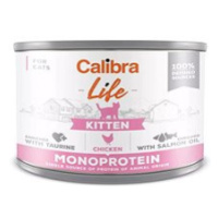 Calibra Cat Life konzerva pro koťata s kuřecím 6 × 200 g