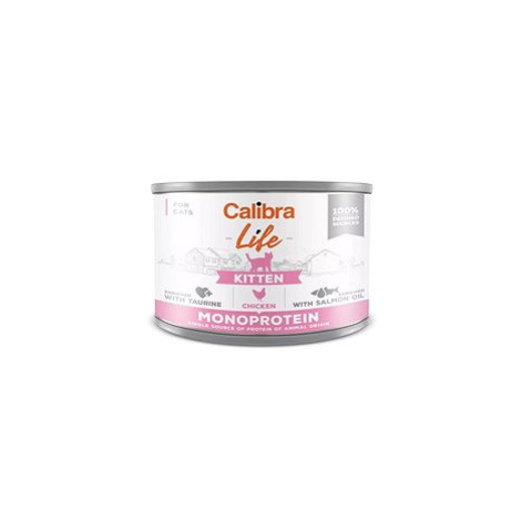 Calibra Cat Life konzerva pro koťata s kuřecím 6 × 200 g