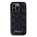 Karl Lagerfeld PU Leather Monogram Metal Logo MagSafe Zadní Kryt pro iPhone 15 Pro Max Black