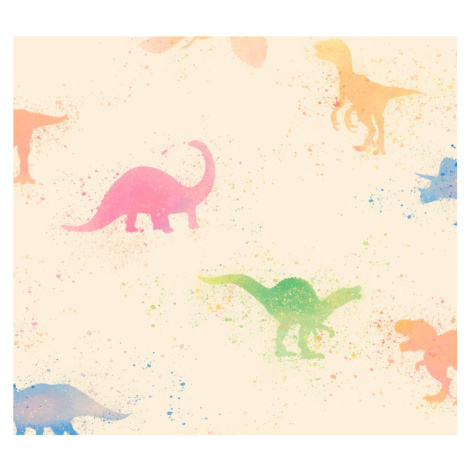 38146-1 A.S. Création dětská vliesová tapeta na zeď Little Love 2026 dinosauři, velikost 10,05 m AS-Création