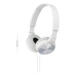 SONY stereo sluchátka MDR-ZX310AP, bílá