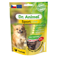 DR. ANIMAL Sportline pochoutka krocan  pro psy 100 g