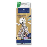 Popisovač Faber-Castell Goldfaber Sketch Dual Marker Fashion, 6ks