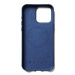 Mujjo Full Leather Wallet pouzdro iPhone 15 Pro Max modrý