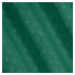 Dekorační vzorovaný velvet závěs s kroužky JULIE zelená 140x250 cm (cena za 1 kus) MyBestHome