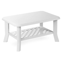 Zahradní stolek SOLA — plast, více barev Bílá
