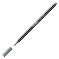 STABILO Pen 68 metallic Vláknový fix - stříbrná