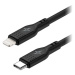 AlzaPower SilkCore USB-C to Lightning MFi, 2m černý