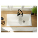 Keramický dřez Villeroy & Boch Linara 60, 338601RW Stone white 338601RW