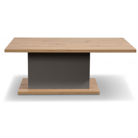 Konferenční stolek Lucera, dub artisan/šedá Asko
