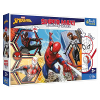 TREFL Oboustranné Spiderman jde do akce SUPER MAXI 24 dílků