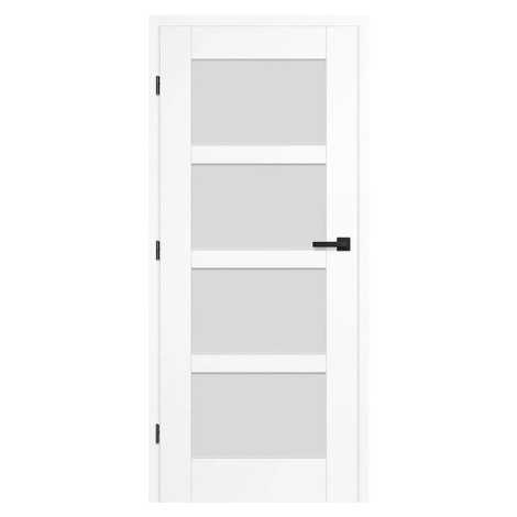 Interiérové dveře Juka 4 - Sněhobílá Greko, 80/197 cm, P ERKADO