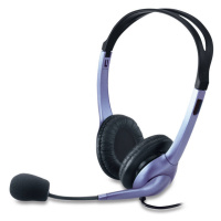 Herní sluchátka Headset Genius HS-04S / černá/stříbrná Varianta: ivi1