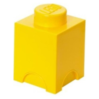 LEGO® úložný box 1 - žlutá 125 x 125 x 180 mm