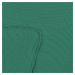 Zelený přehoz na postel se vzorem LEAVES Rozměr: 220 x 240 cm
