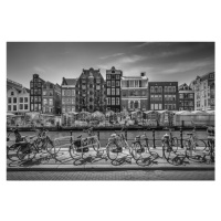 Fotografie AMSTERDAM Singel With Flower Market, Melanie Viola, 40 × 26.7 cm