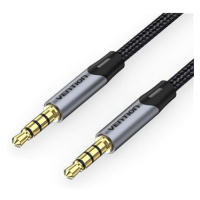 Vention TRRS 3.5MM Male to Male Aux Cable 2M Gray