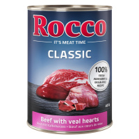 Rocco Classic 24 x 400 g - Hovězí s telecím srdcem