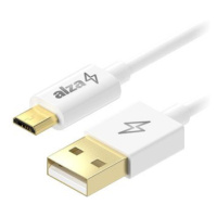 AlzaPower Core USB-A to Micro USB 1m bílý